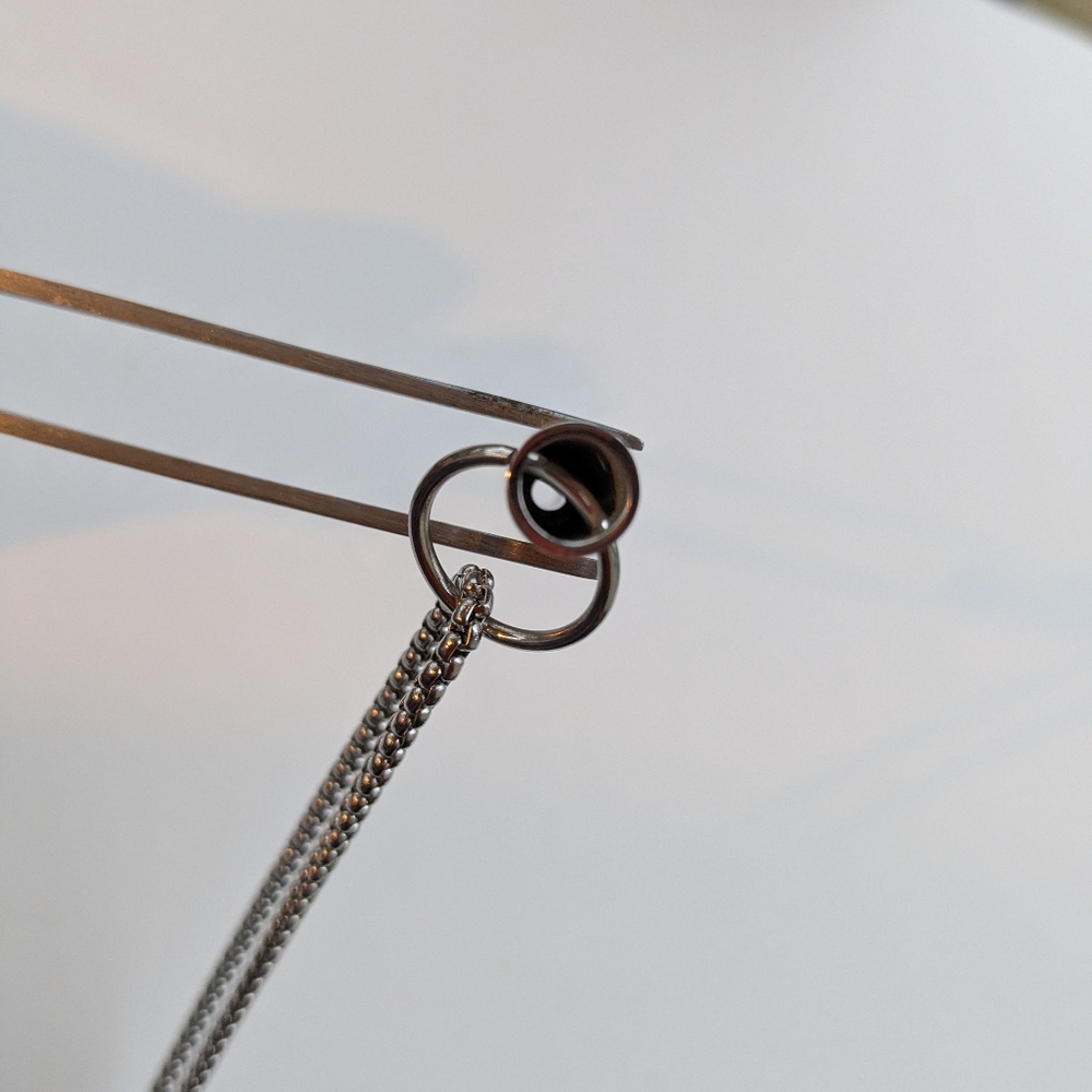 Unisex Stainless Calm Breathing Necklace - Picture 8 of 16